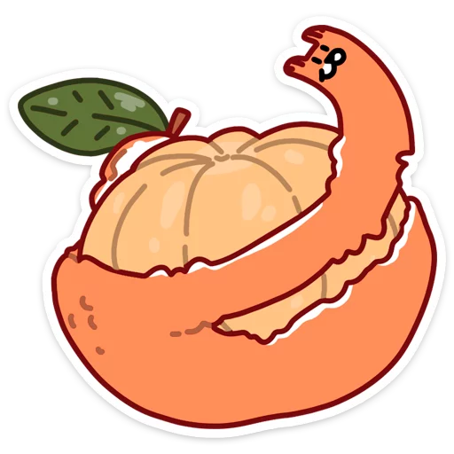 🍊 Стикер «С Новым Лисом с новым годом&;» для Telegram