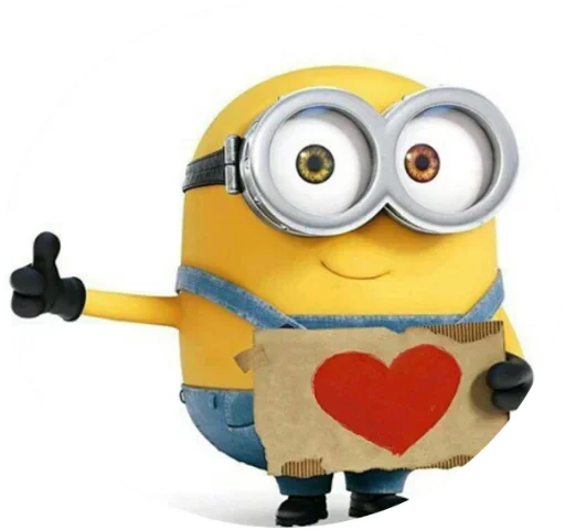🙏 Стикер «Minions» для Telegram