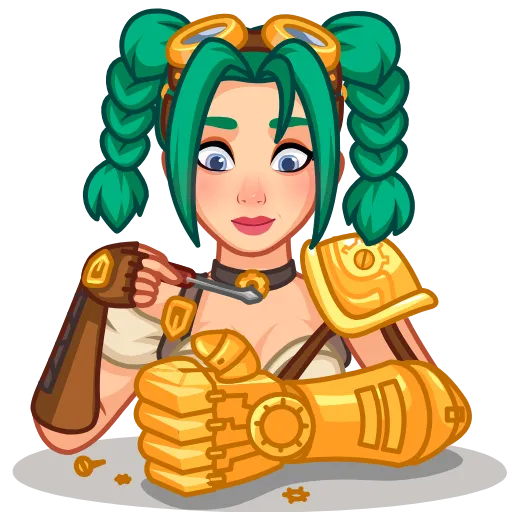 👍 Стикер «New Steamy Julia» для Telegram