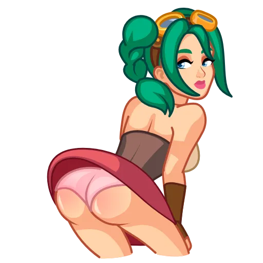 🍑 Стикер «New Steamy Julia» для Telegram