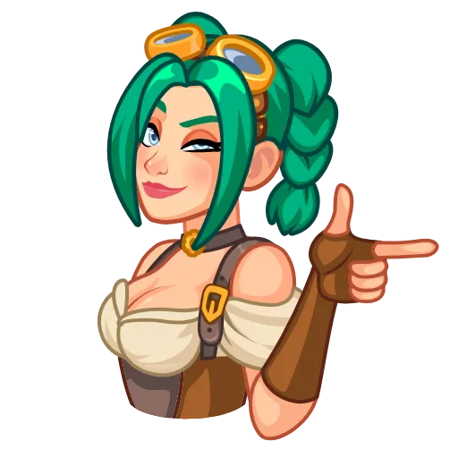 😉 Стикер «New Steamy Julia» для Telegram