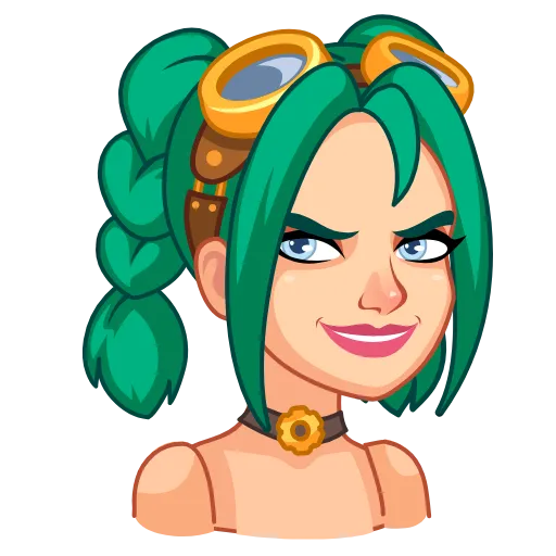 😈 Стикер «New Steamy Julia» для Telegram