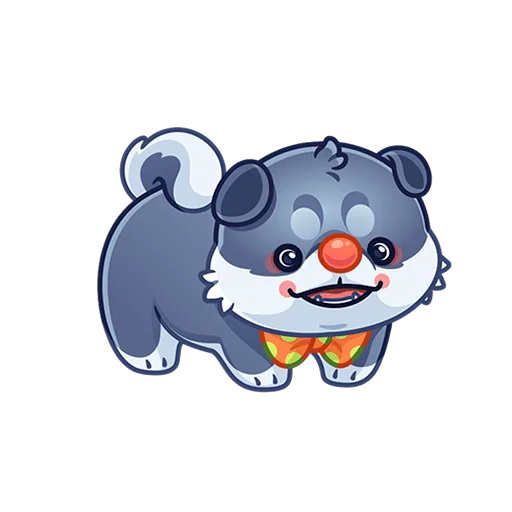 🤡 Стикер «Маламут Ньют Без Текста» для Telegram