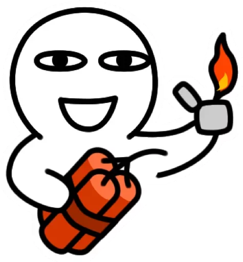 💥 Стикер «New White Man» для Telegram