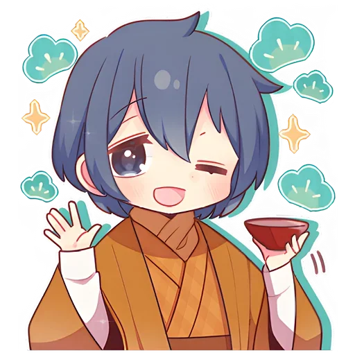 ☕ Стикер «Winter Couple» для Telegram