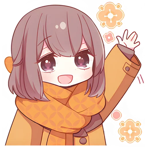 🙋‍♀ Стикер «Winter Couple» для Telegram