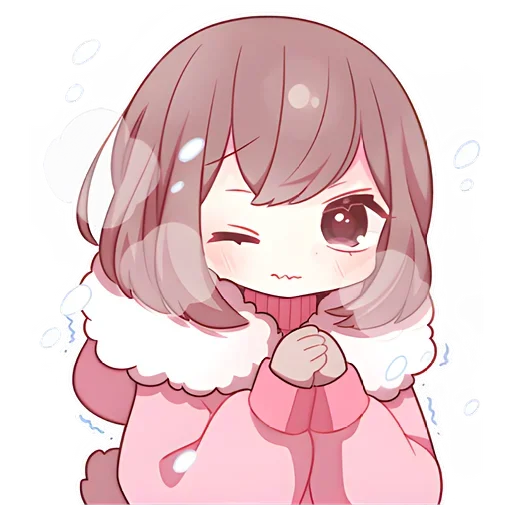 😉 Стикер «Winter Couple» для Telegram