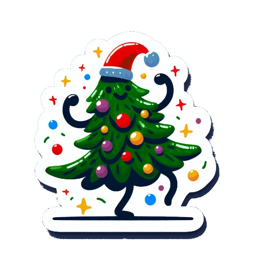 😀 Стикер «С Новым годом бизнес» для Telegram