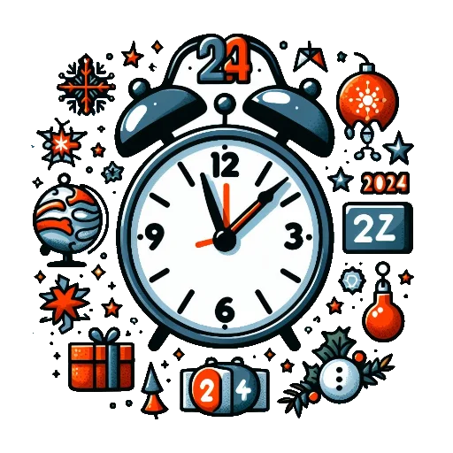🕰 Стикер «С Новым годом бизнес» для Telegram