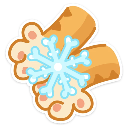 🎅 Стикер «Новогодний Персик» для Telegram