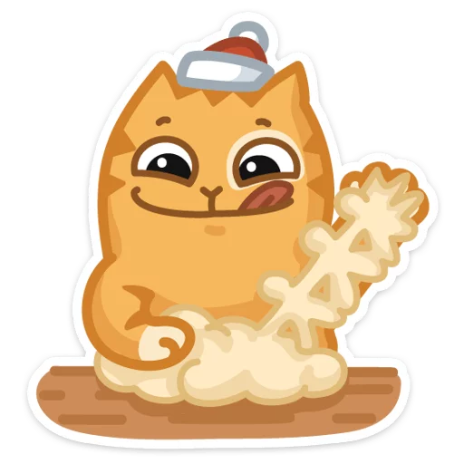 🎅 Стикер «Новогодний Персик» для Telegram