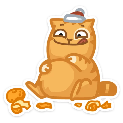 🎅 Стикер «Новогодний Персик» для Telegram