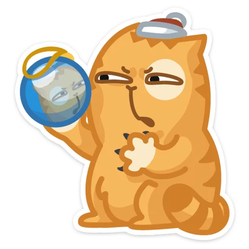 🎅 Стикер «Новогодний Персик» для Telegram