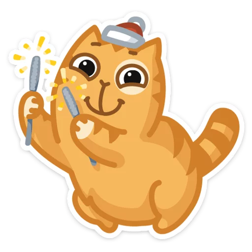 🎅 Стикер «Новогодний Персик» для Telegram