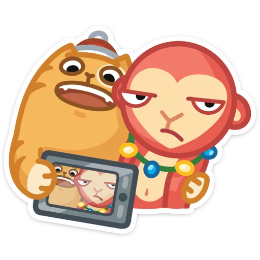 🎅 Стикер «Новогодний Персик» для Telegram