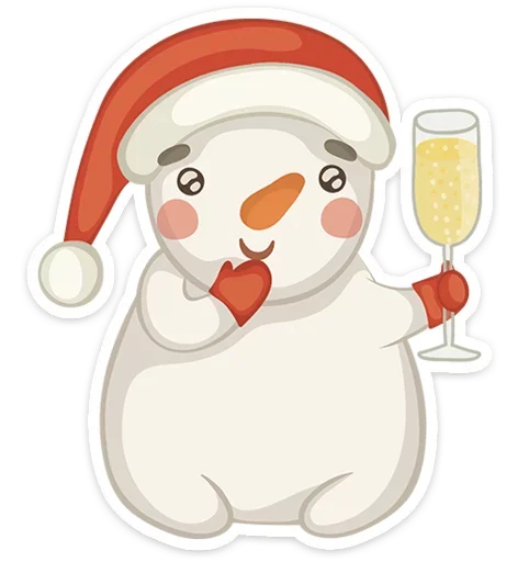 ⛄ Стикер «New Year&;s» для Telegram