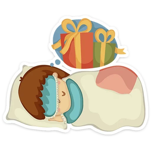 😴 Стикер «New Year&;s» для Telegram