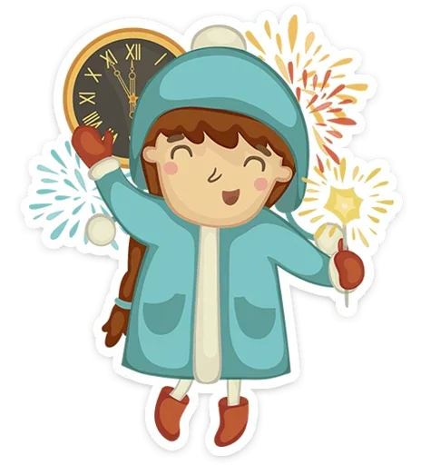 🕛 Стикер «New Year&;s» для Telegram