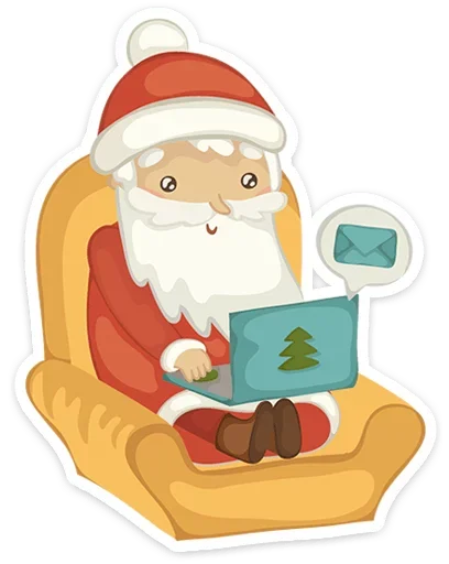 ✉ Стикер «New Year&;s» для Telegram