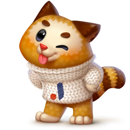 😜 Стикер «New Year characters» для Telegram