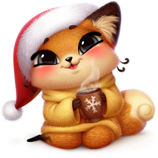 Стикерпак New Year characters для Telegram