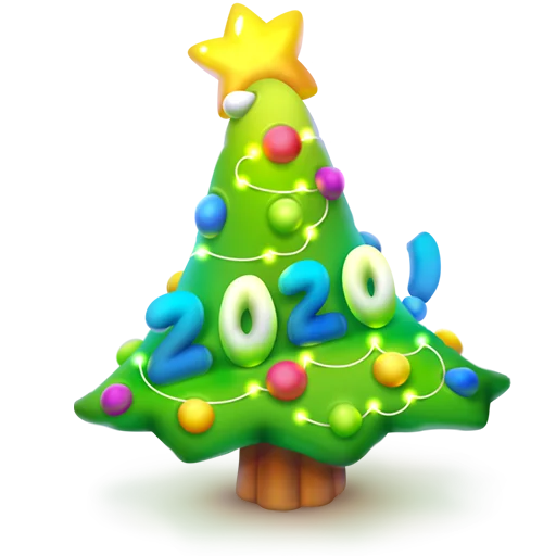 🎄 Стикер «New Year characters» для Telegram