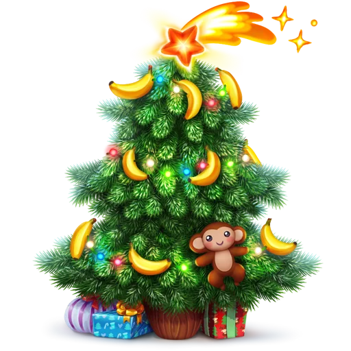 🎄 Стикер «New Year characters» для Telegram