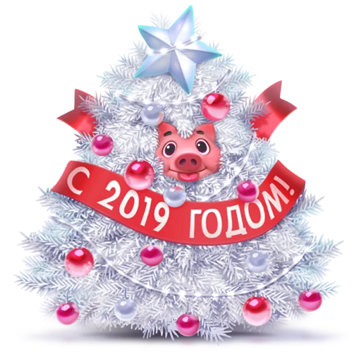 🐷 Стикер «New Year characters» для Telegram