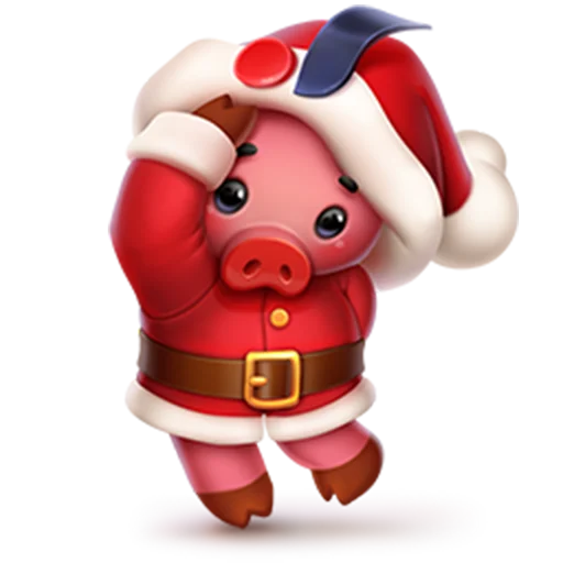 🐷 Стикер «New Year characters» для Telegram