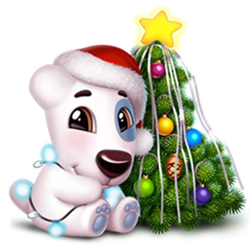 🎄 Стикер «New Year characters» для Telegram
