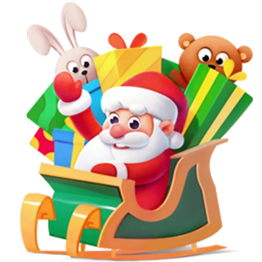 🎅 Стикер «New Year characters» для Telegram