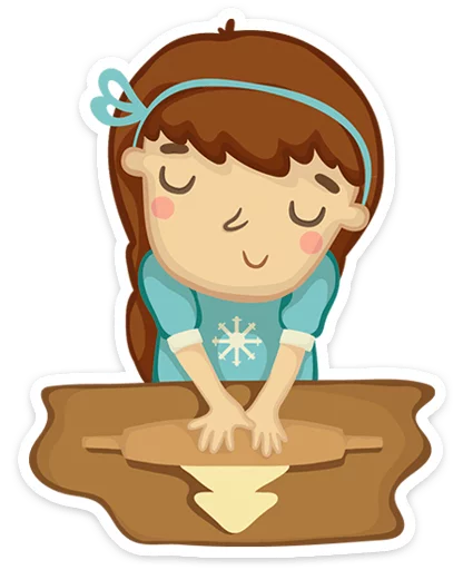 🎅 Стикер «Новогодняя компания» для Telegram