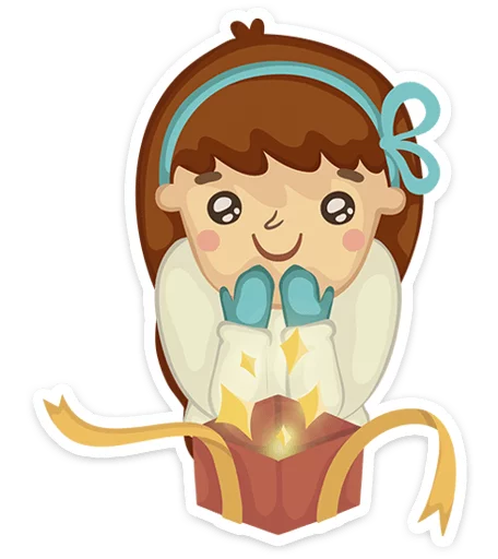 🎅 Стикер «Новогодняя компания» для Telegram