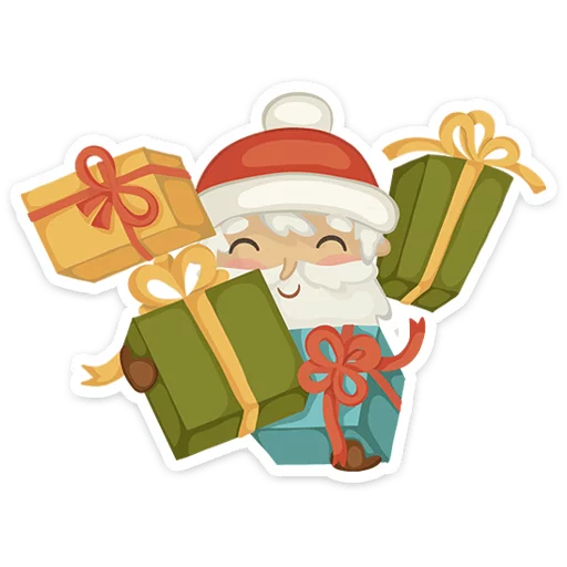 🎅 Стикер «Новогодняя компания» для Telegram