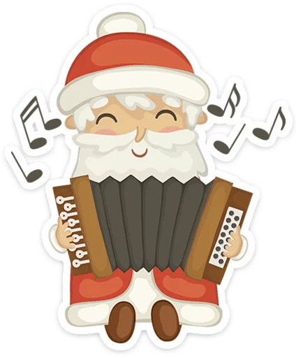 🎅 Стикер «Новогодняя компания» для Telegram