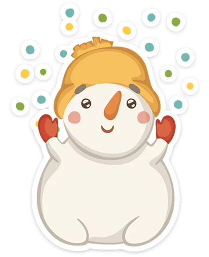 🎅 Стикер «Новогодняя компания» для Telegram