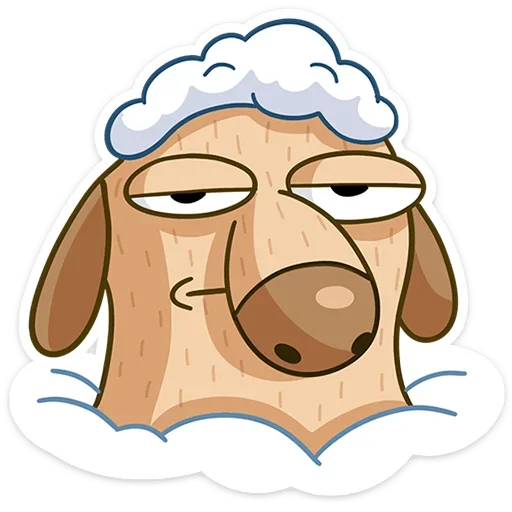 😐 Стикер «Новогодний Дигги» для Telegram