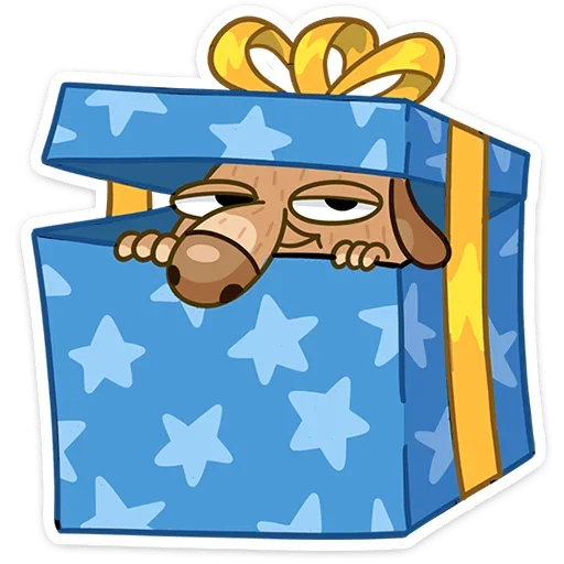 🎁 Стикер «Новогодний Дигги» для Telegram