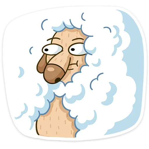 👀 Стикер «Новогодний Дигги» для Telegram