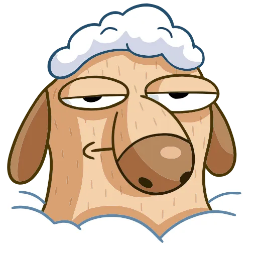 😐 Эмодзи «Новогодний Дигги» для Telegram
