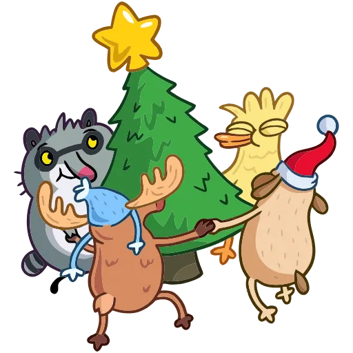 🎄 Эмодзи «Новогодний Дигги» для Telegram