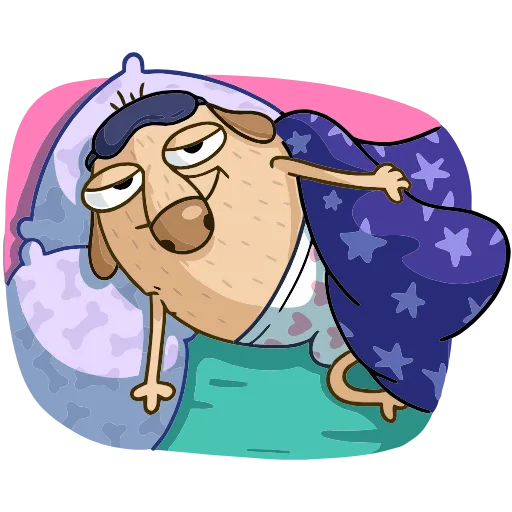 😴 Эмодзи «Новогодний Дигги» для Telegram