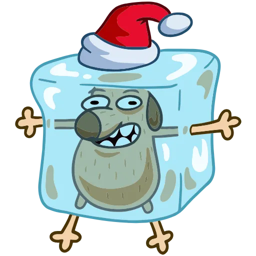 🥶 Эмодзи «Новогодний Дигги» для Telegram