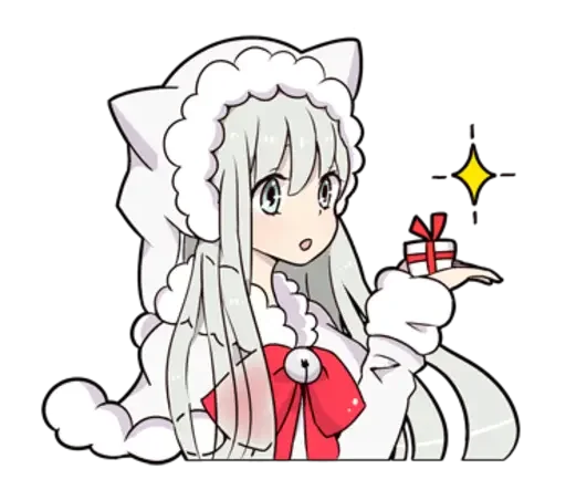🎁 Стикер «snow girls» для Telegram