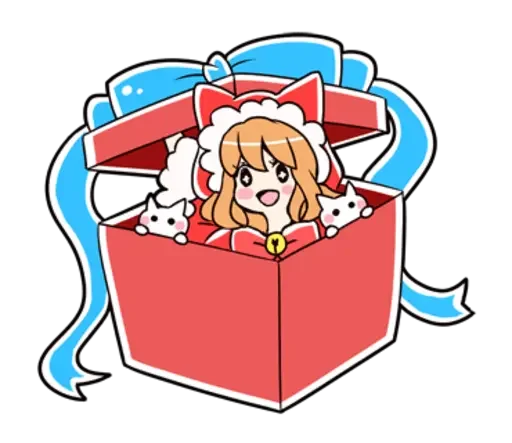 🎁 Стикер «snow girls» для Telegram