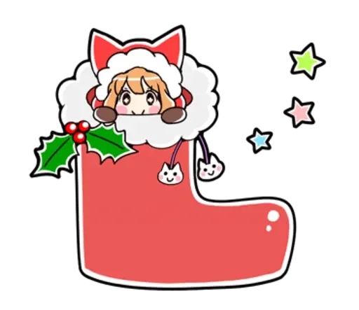 🧦 Стикер «snow girls» для Telegram