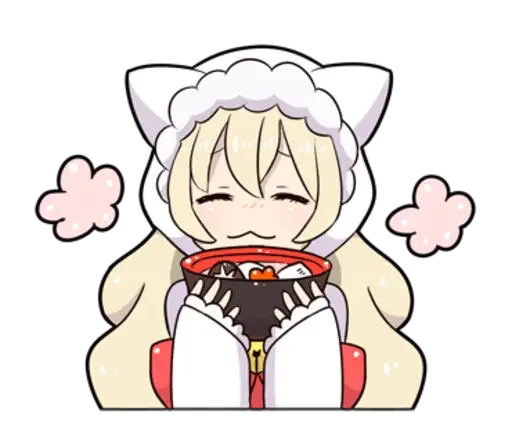 🍜 Стикер «snow girls» для Telegram