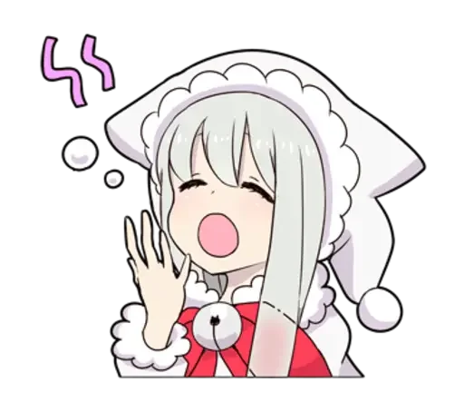 😴 Стикер «snow girls» для Telegram