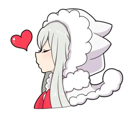 ❤️ Стикер «snow girls» для Telegram