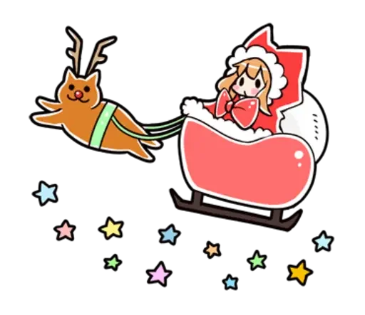 🎁 Стикер «snow girls» для Telegram